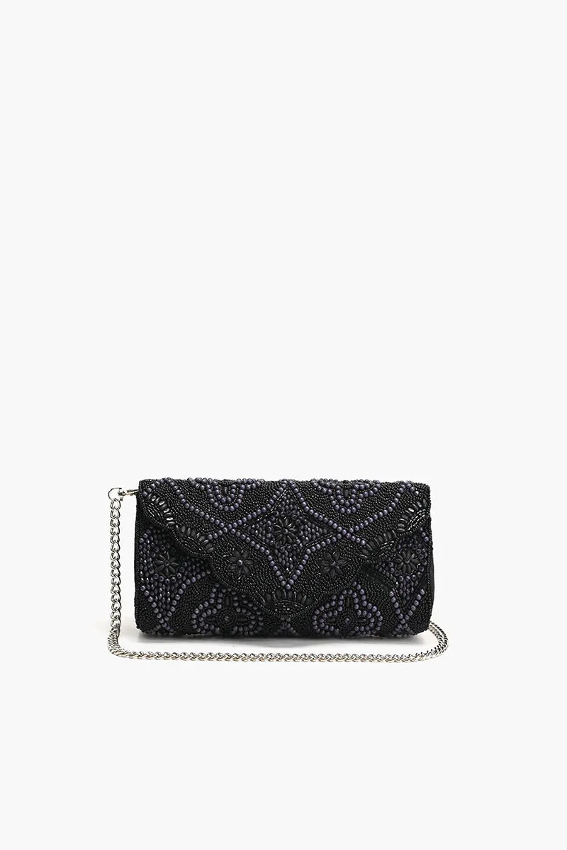 Starlight Embellished evening Clutch sold by America & Beyond
