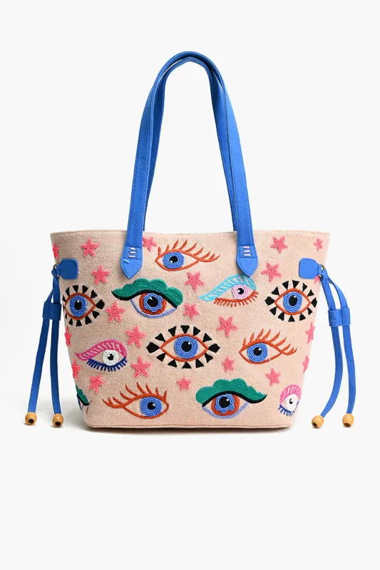 Mystic Gaze Pink Tote sold by America & Beyond