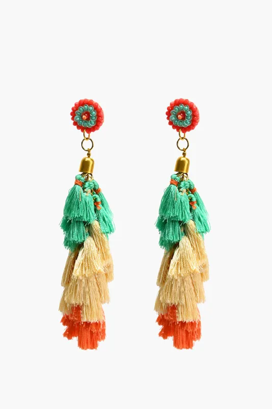 Charming Tassels Hanging Earrings sold by America & Beyond