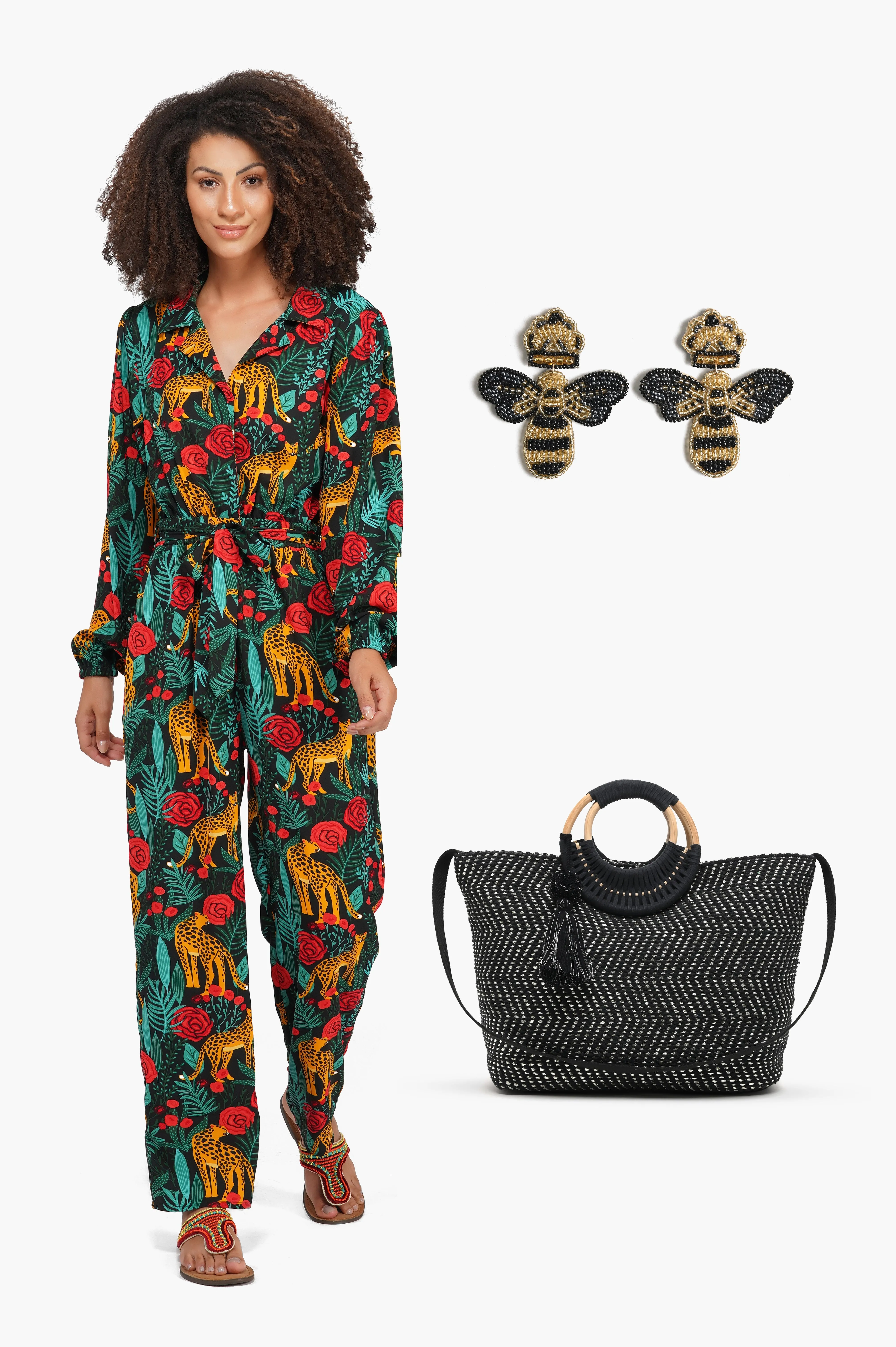 Jaguar Dreams Into the Night Set of 3 sold by America & Beyond