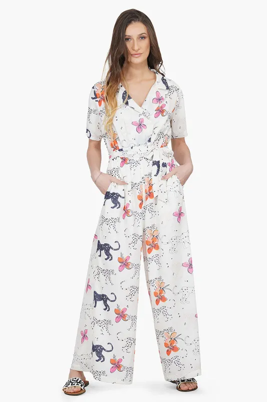 Jaguar Floral Jumpsuit sold by America & Beyond