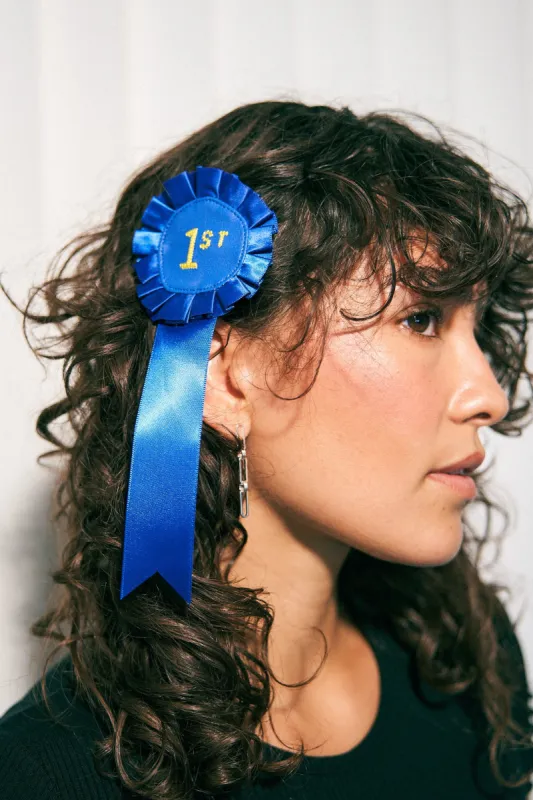 First Place Ribbon Hair Clip made by Fashion Brand Company