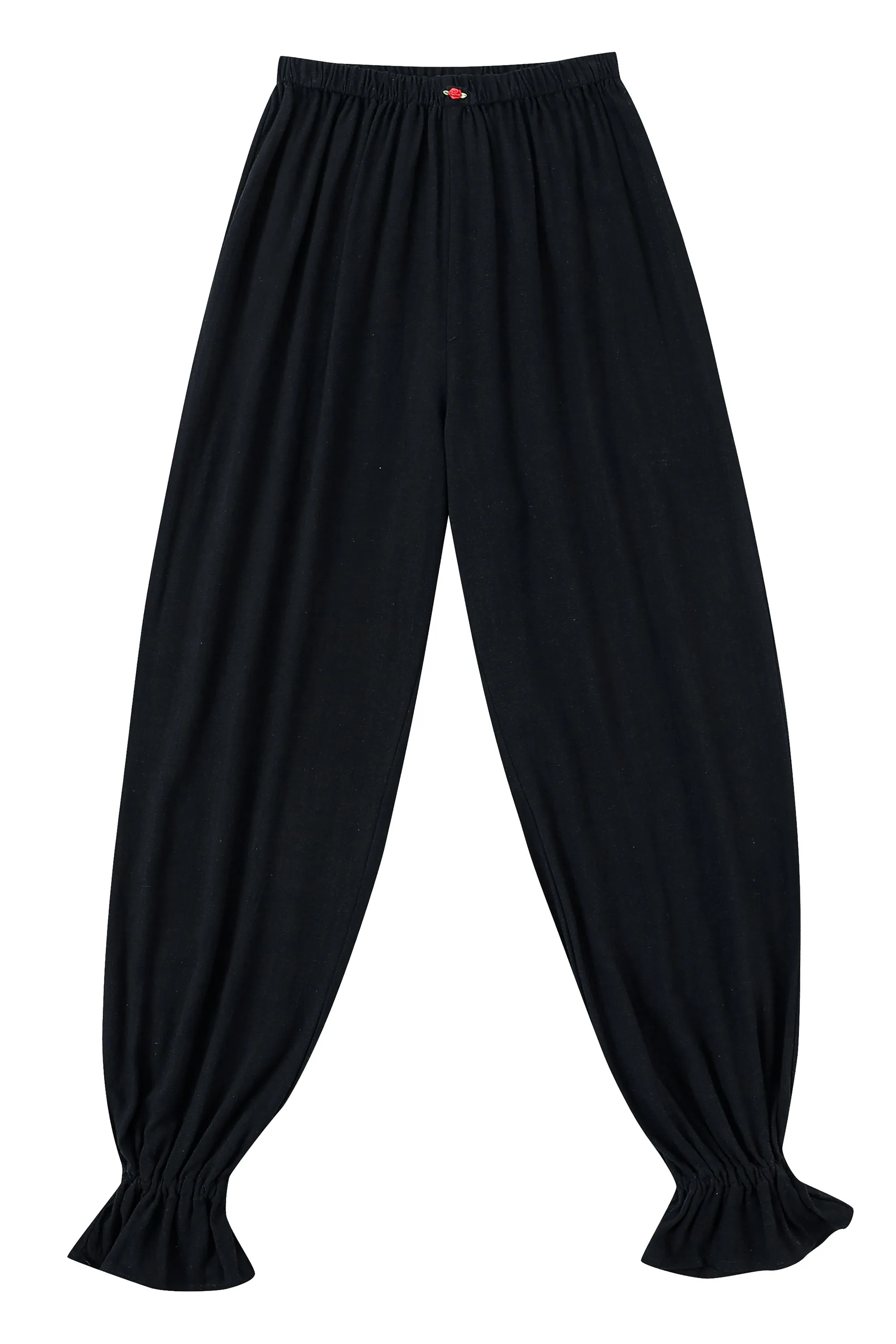 Long Bloomers Soft Linen Black sold by Fashion Brand Company product image thumbnail 3