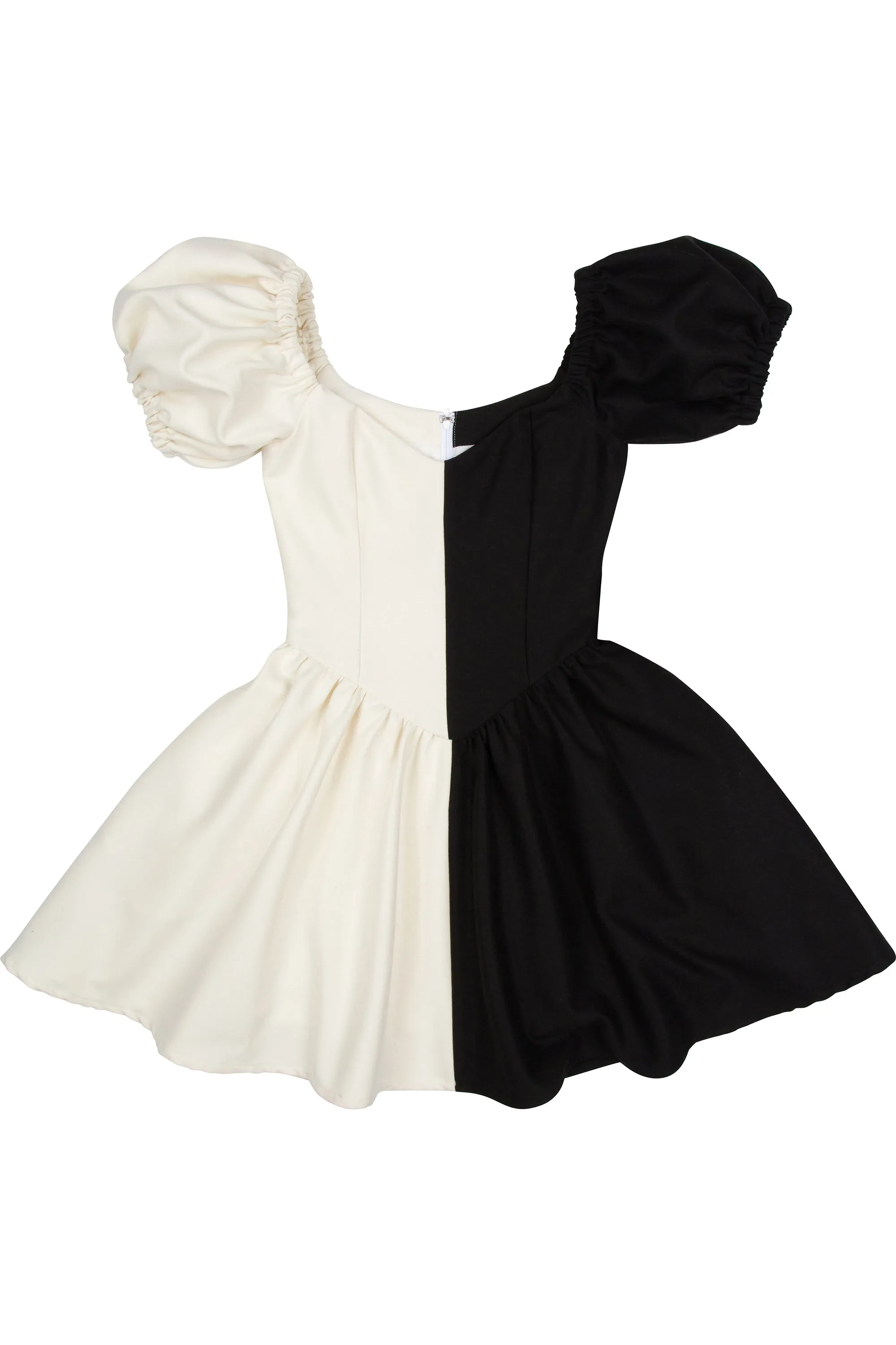 Black and White Virgin Mini Dress sold by Fashion Brand Company product image thumbnail 2