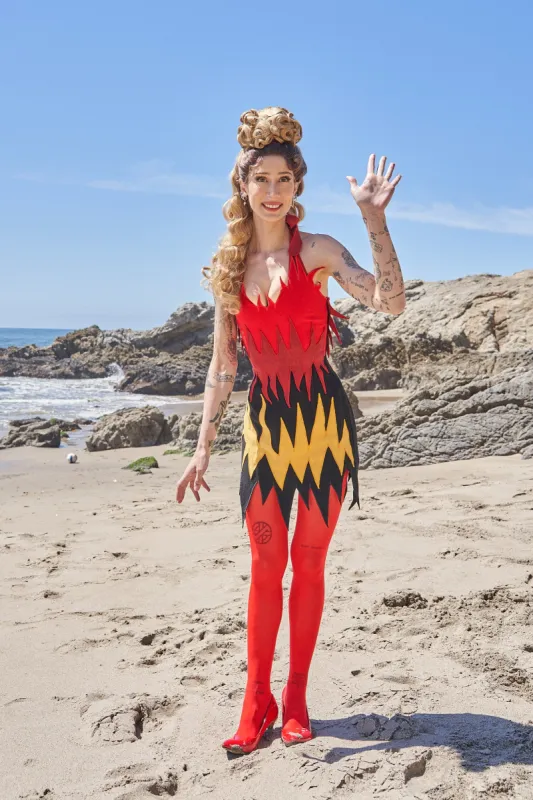 Lava Thick Linen Dress X Mimi sold by Fashion Brand Company