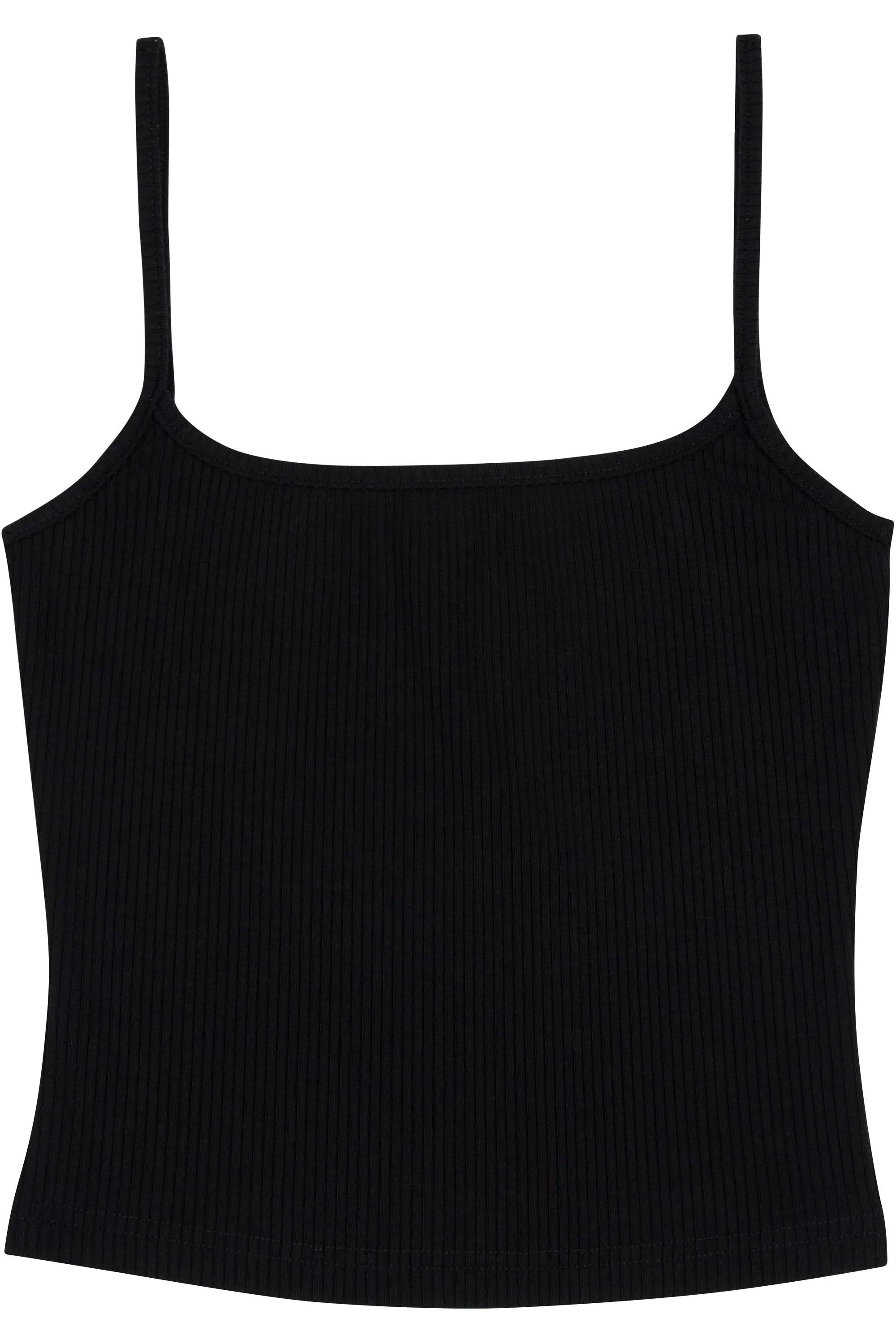 Tencel Rib Cami Black sold by Fashion Brand Company product image thumbnail 2