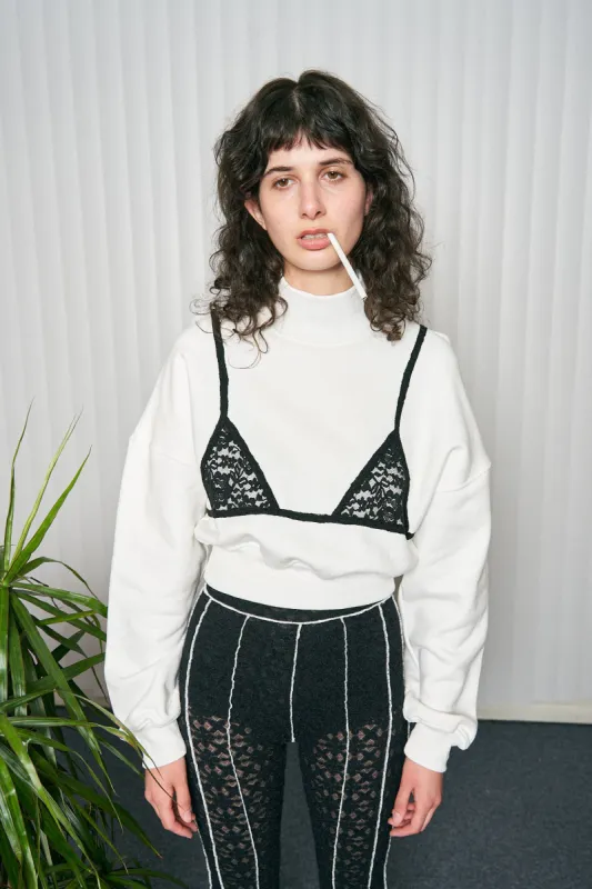 1 left - Lace Bikini Bod Rocky Sweatshirt made by Fashion Brand Company