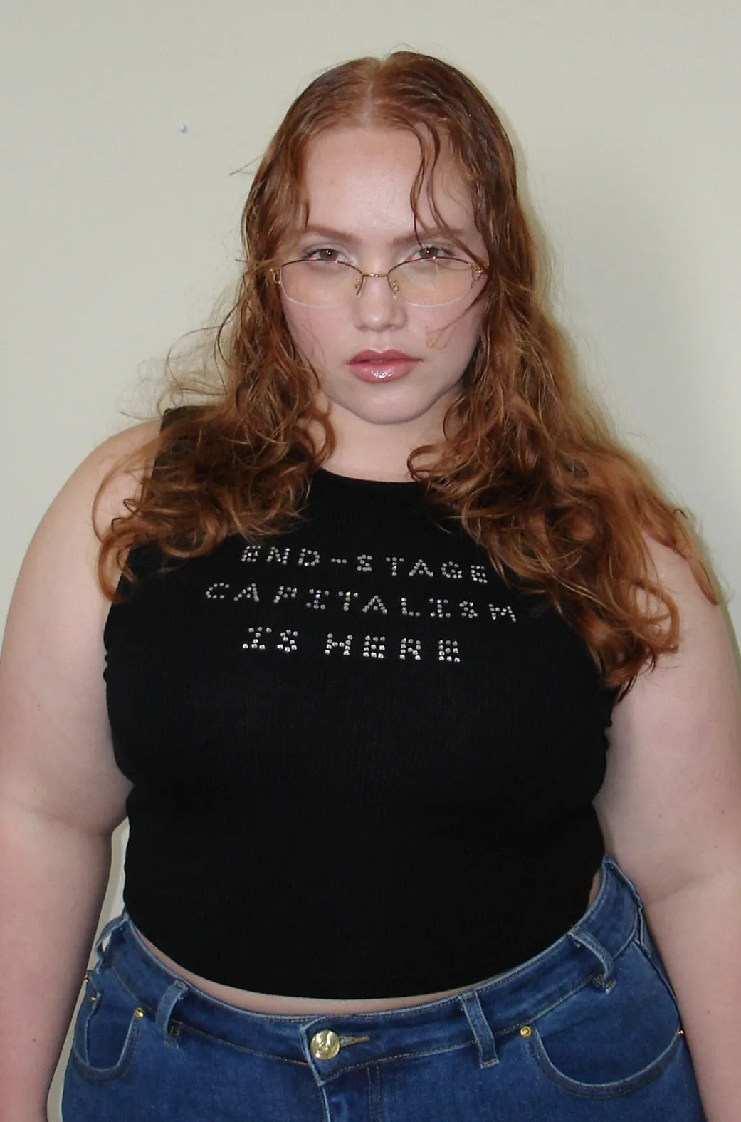 END STAGE Tencel Rib Tank sold by Fashion Brand Company