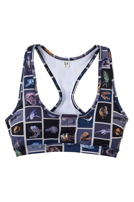 Cuter Fish Yoga/Swim Racerback Bra sold by Fashion Brand Company