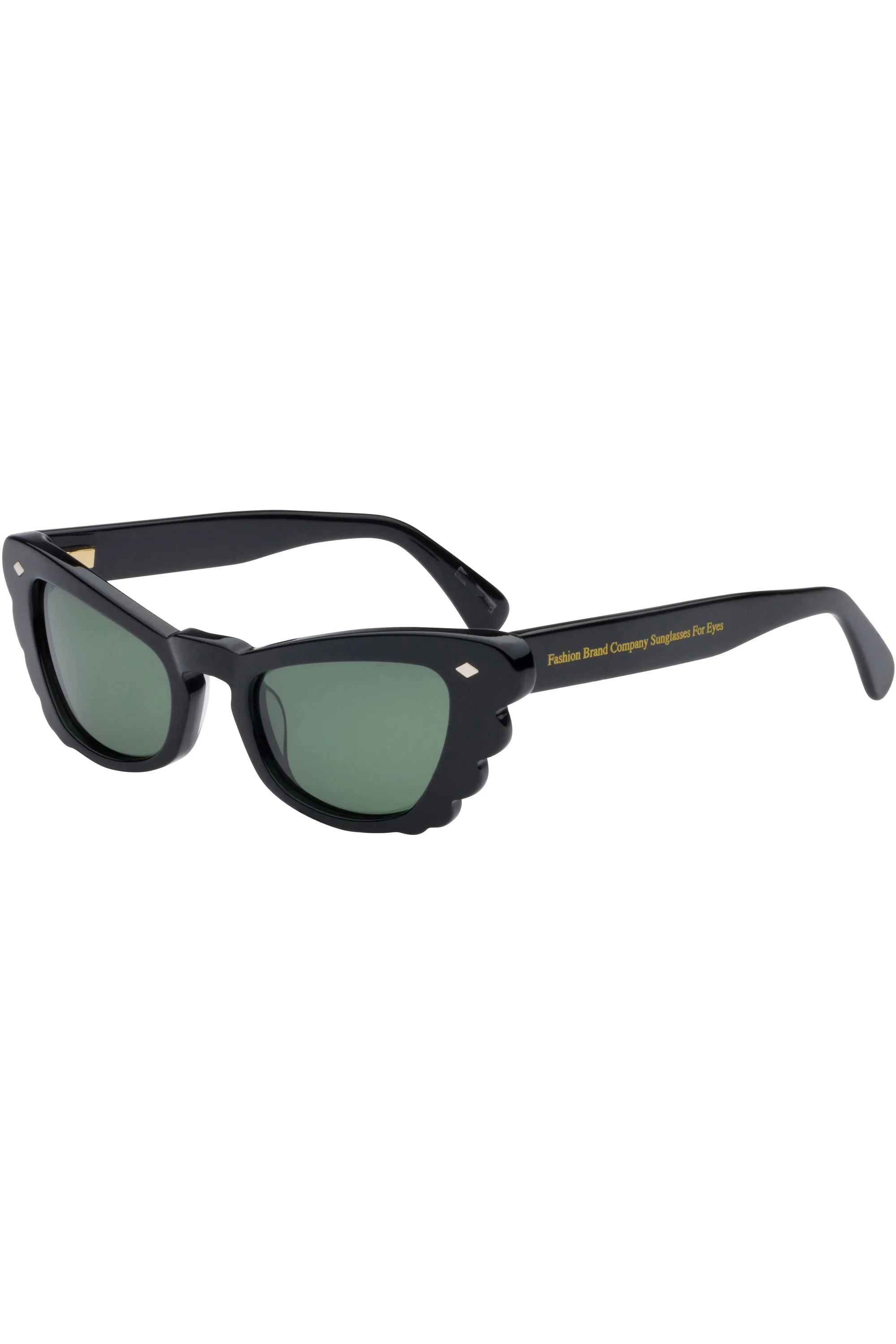 3 left - Butterfly Sunglasses Black sold by Fashion Brand Company product image thumbnail 2