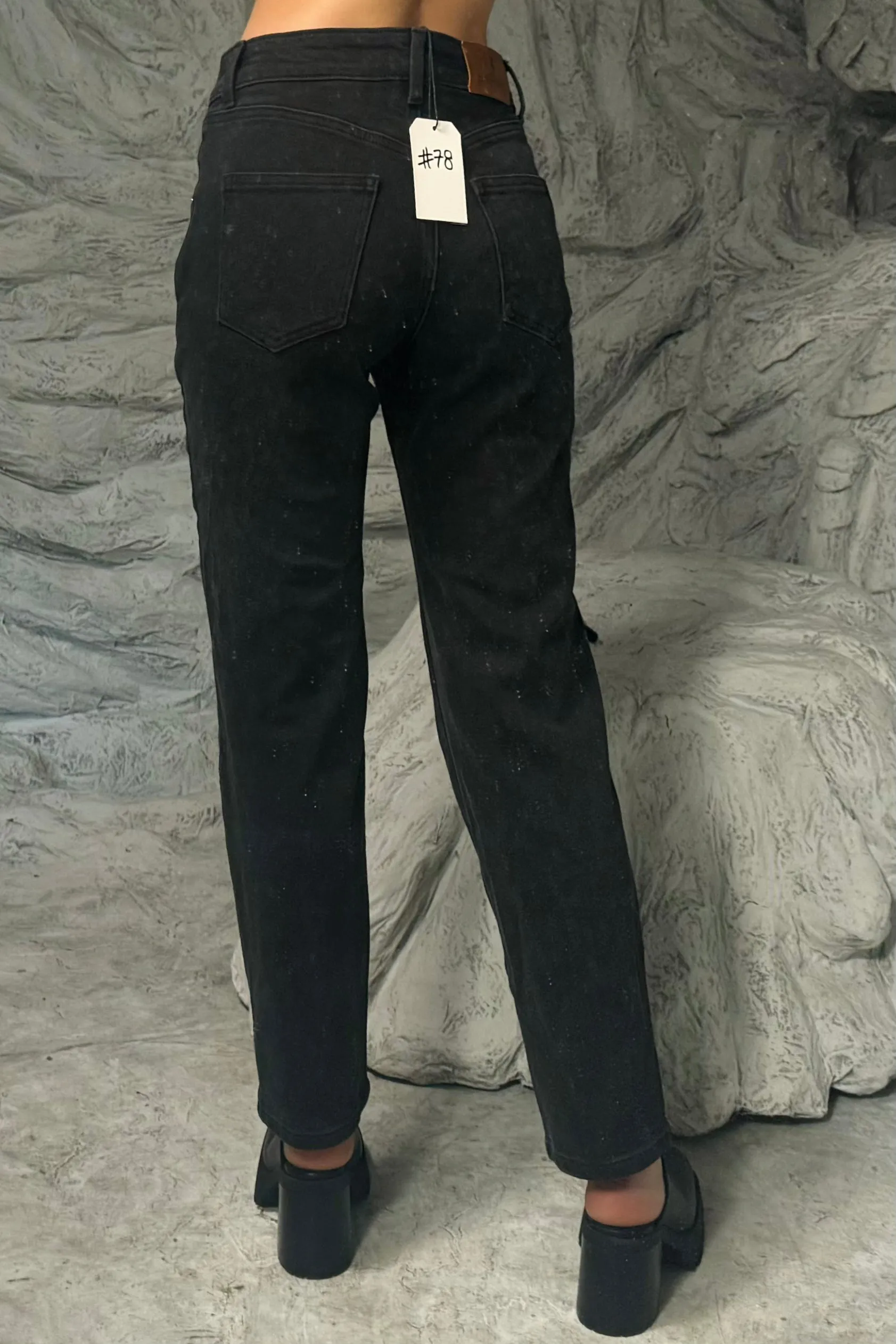 SAMPLE #78 - S Black Midrise Black Denim sold by Fashion Brand Company product image thumbnail 2