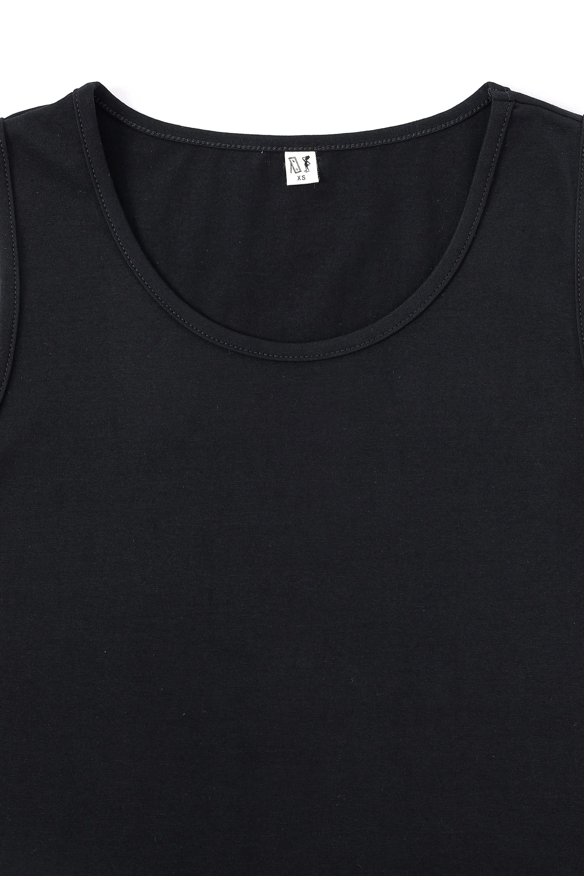 Black Stretchy Summer Tank sold by Fashion Brand Company product image thumbnail 4