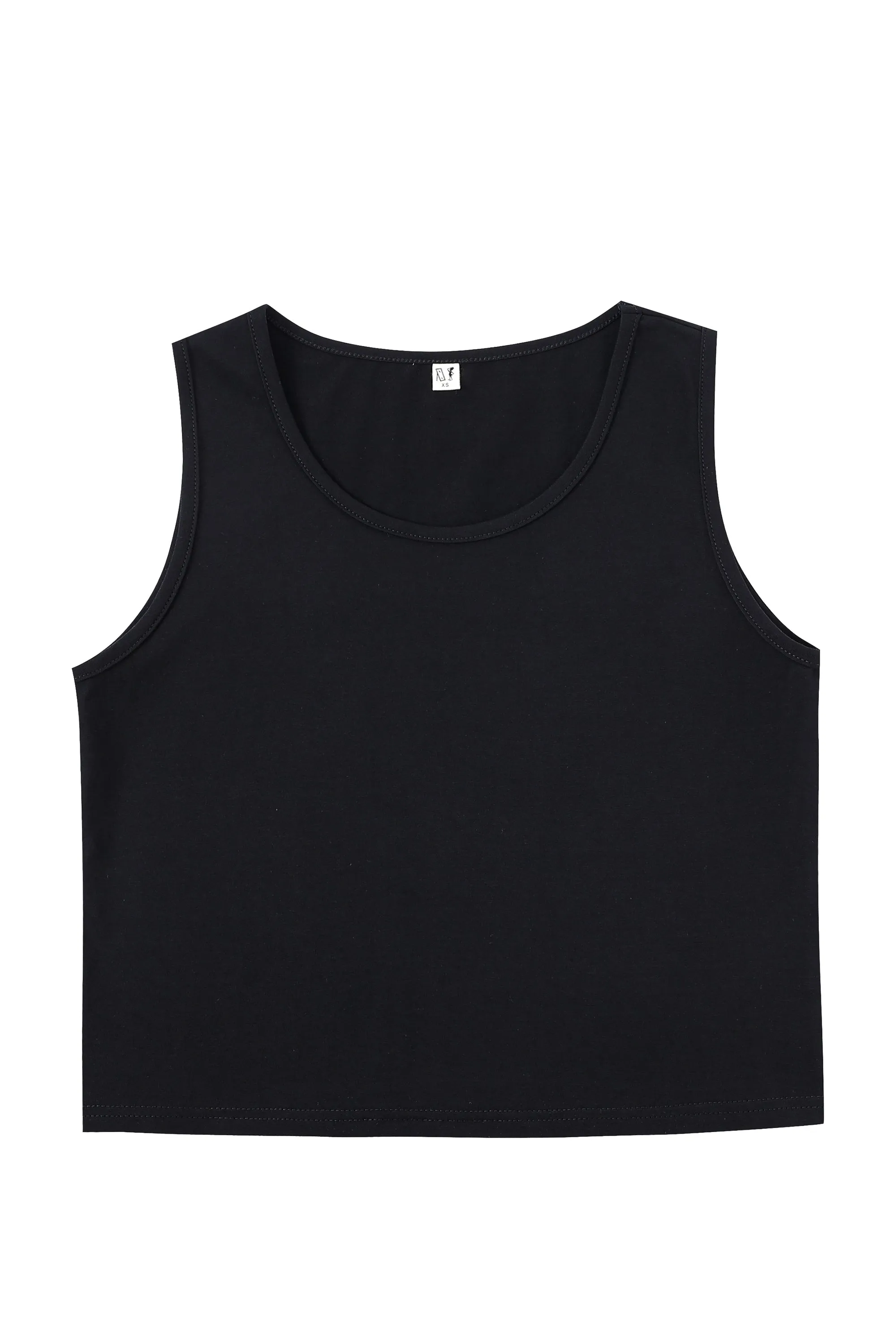 Black Stretchy Summer Tank sold by Fashion Brand Company product image thumbnail 3