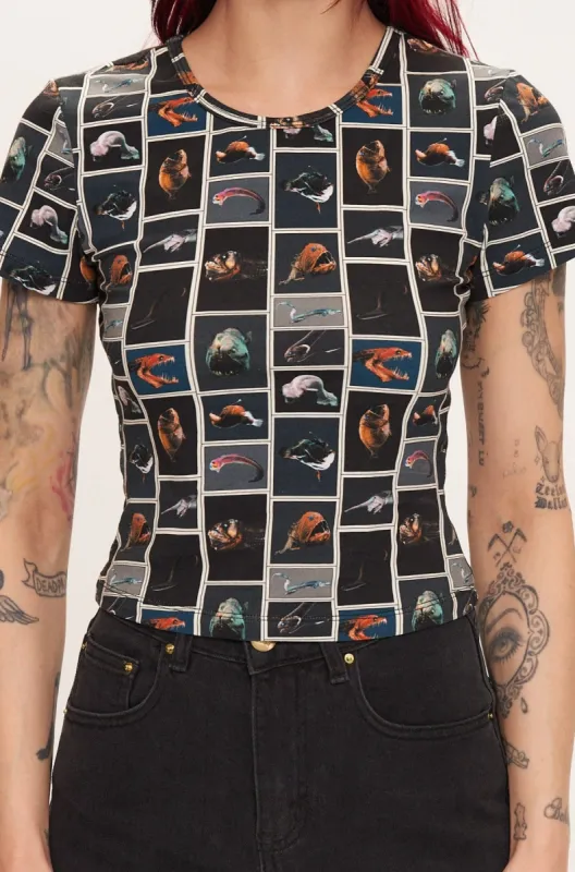 Cute Fish Stretchy T-Shirt sold by Fashion Brand Company