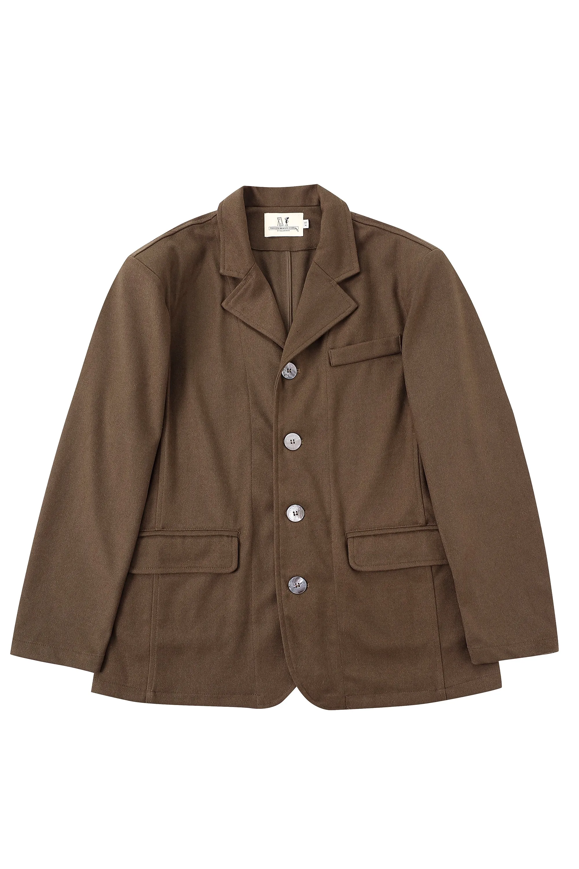 Unisex Professor Jacket Brown sold by Fashion Brand Company product image thumbnail 4