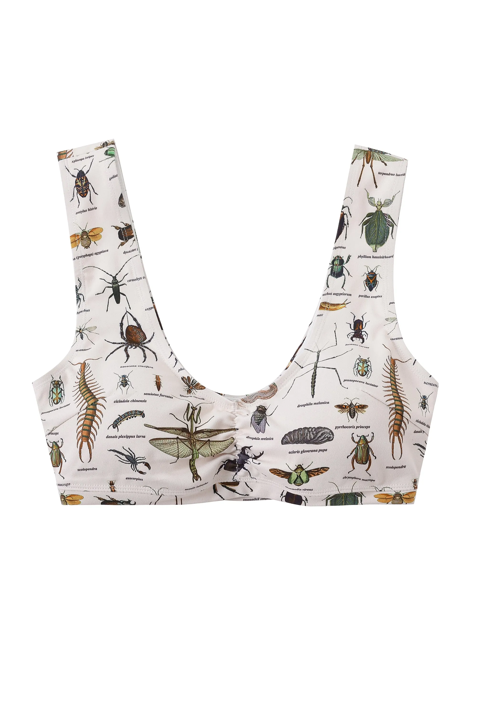 1 left - Worst Bugs Yoga/Swim Scrunch Bra sold by Fashion Brand Company