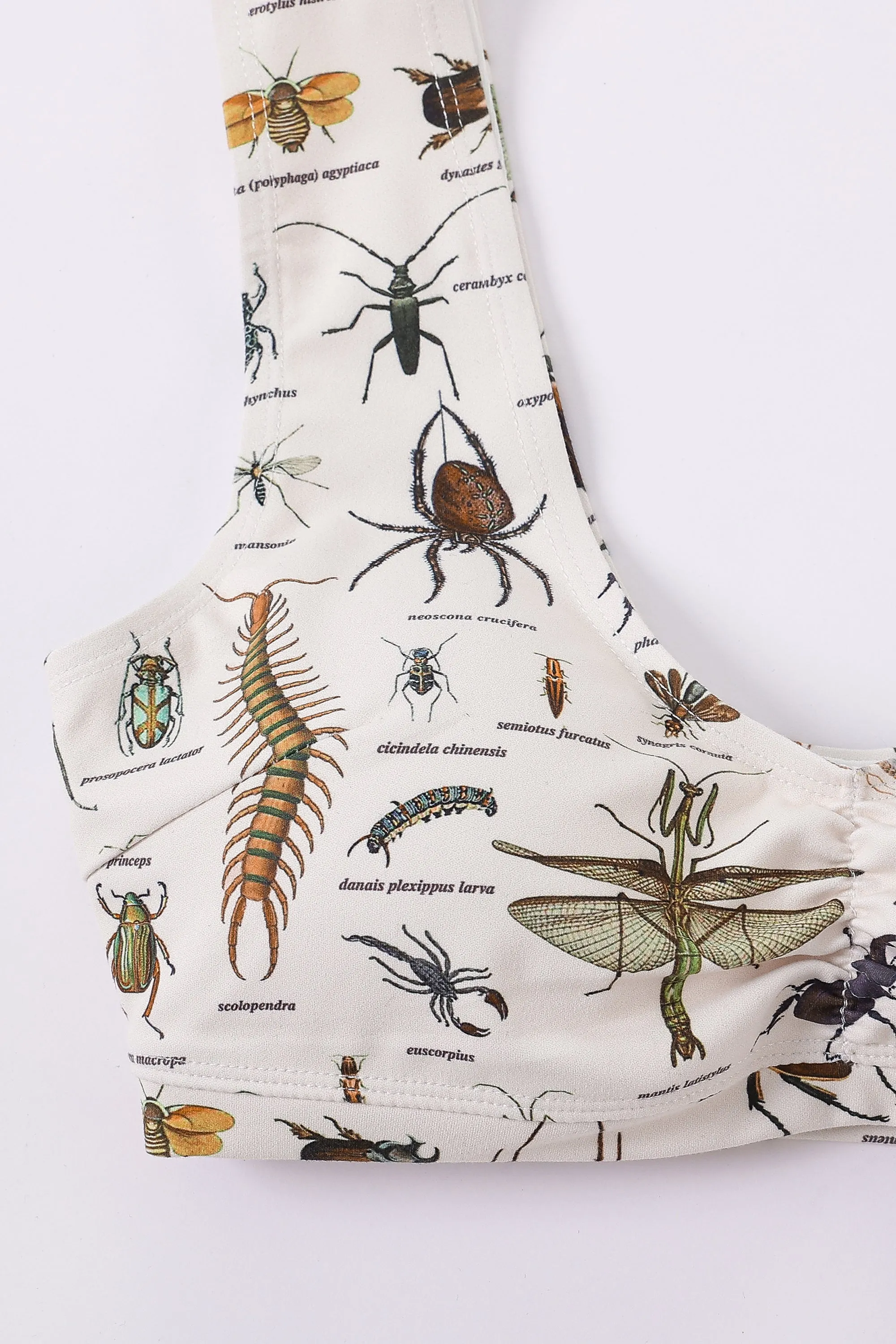 1 left - Worst Bugs Yoga/Swim Scrunch Bra sold by Fashion Brand Company product image thumbnail 2