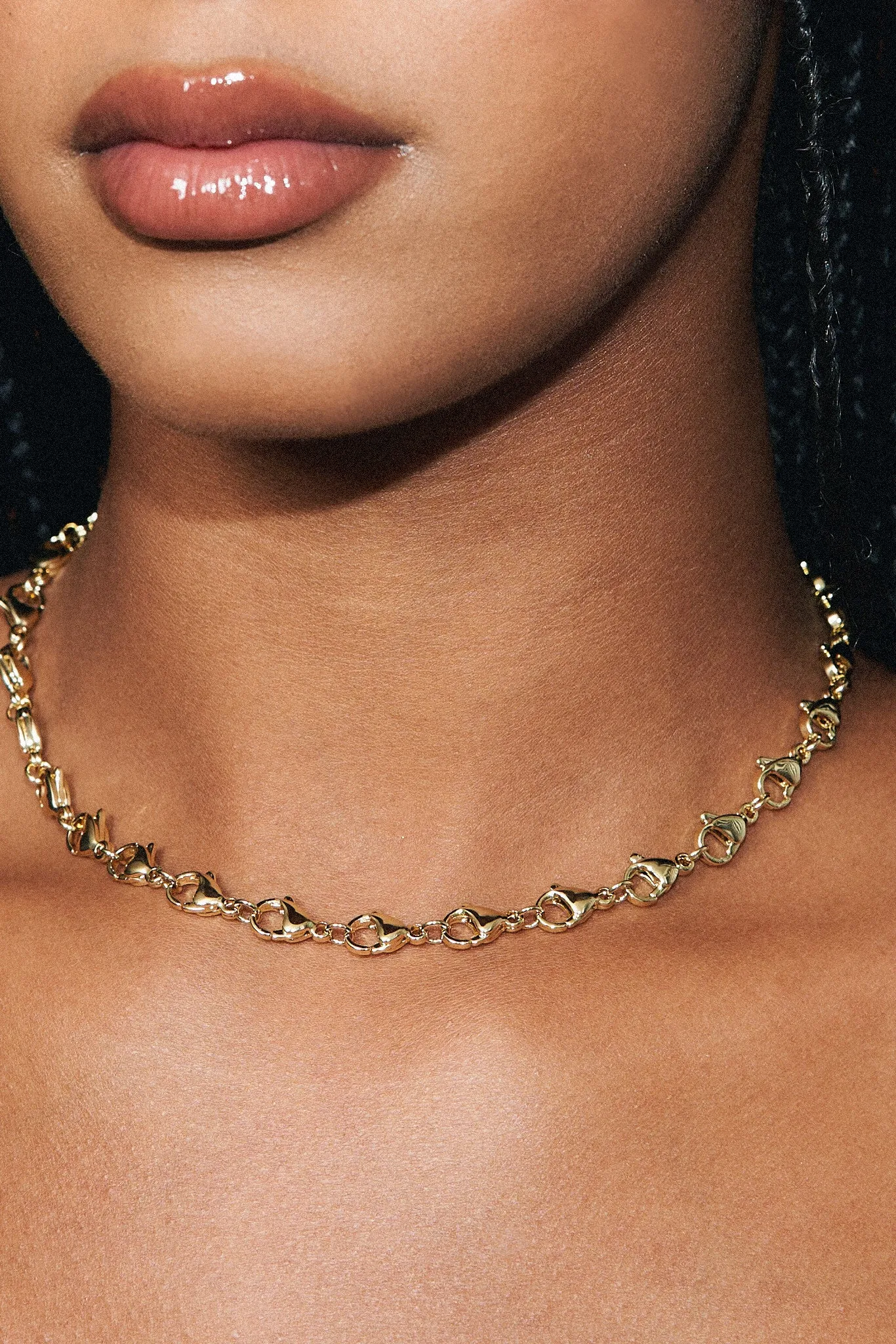 2 left - 14K gold fill Lobster Necklace sold by Fashion Brand Company product image thumbnail 4