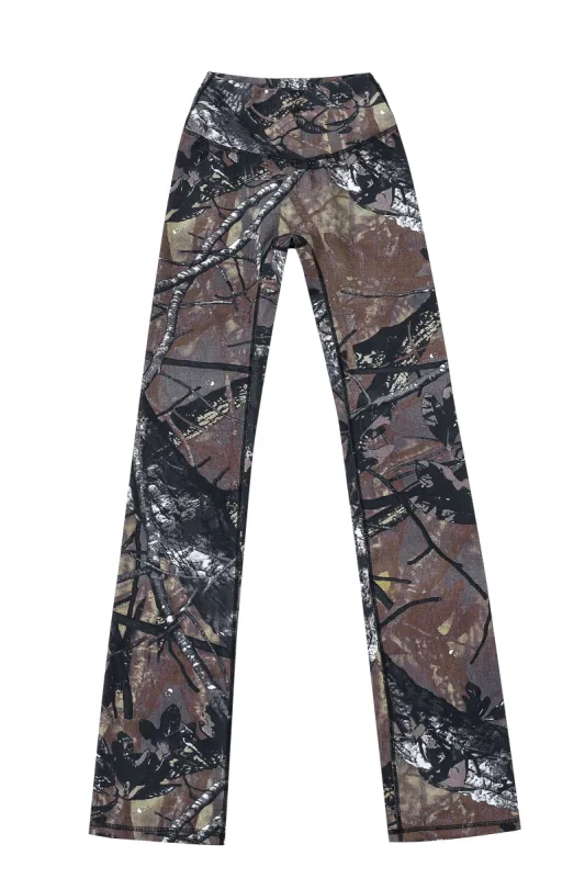 Forest Camo Yoga Pants sold by Fashion Brand Company