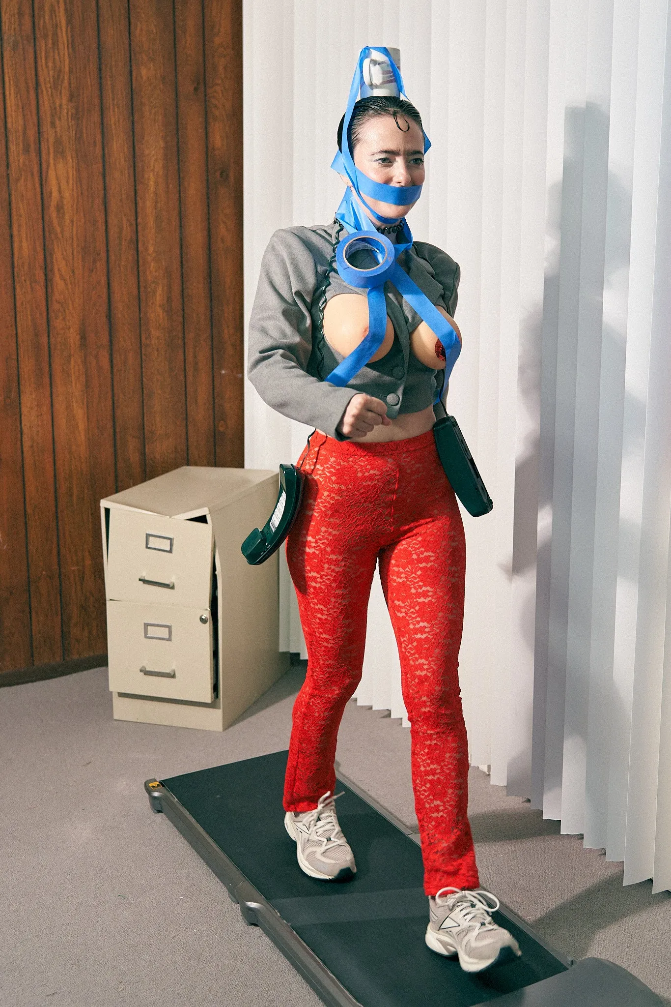 Red Rose Lace Pants sold by Fashion Brand Company product image thumbnail 3