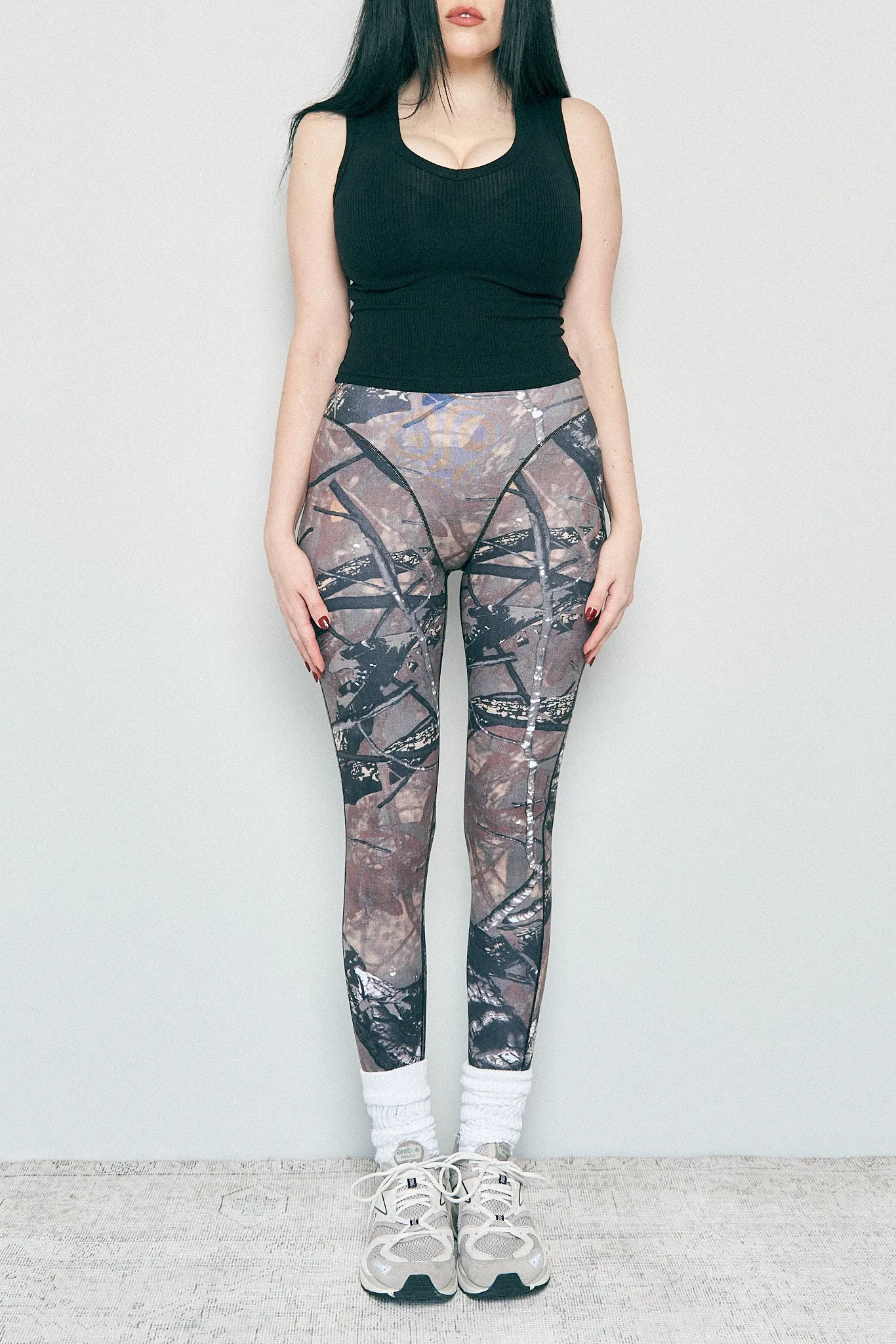 Tencel Rib Deep U Neck Tank Top Black sold by Fashion Brand Company product image thumbnail 5