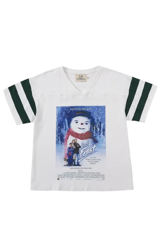 1 left - Unisex Snowman Movie Football T-Shirt sold by Fashion Brand Company