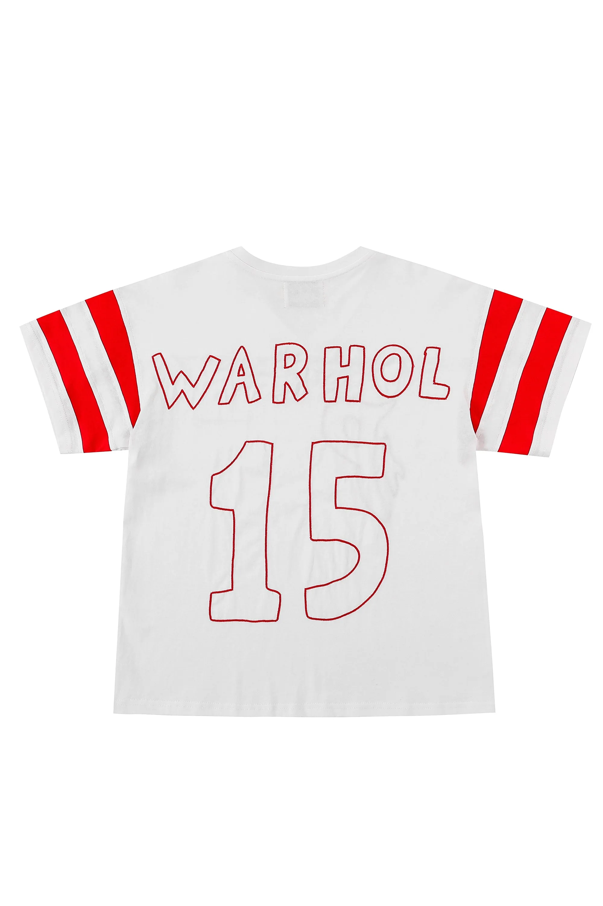 Unisex Embroidered Warhol Football T-Shirt X Noah Harmon sold by Fashion Brand Company product image thumbnail 2