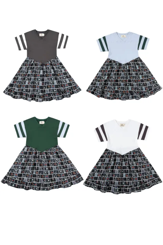 MYSTERY Scrap Cute Fish Football Dress made by Fashion Brand Company