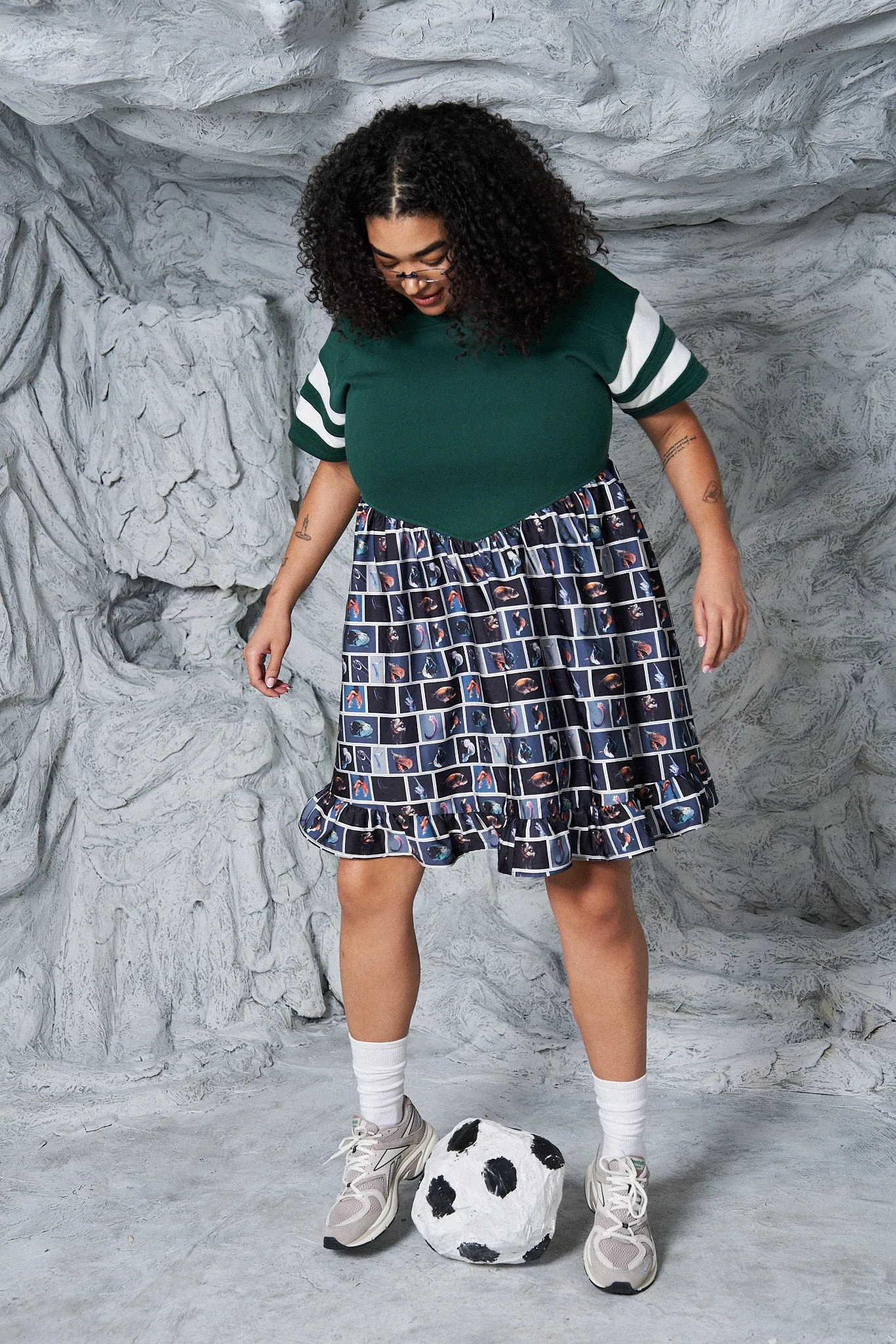 MYSTERY Scrap Cute Fish Football Dress sold by Fashion Brand Company product image thumbnail 3