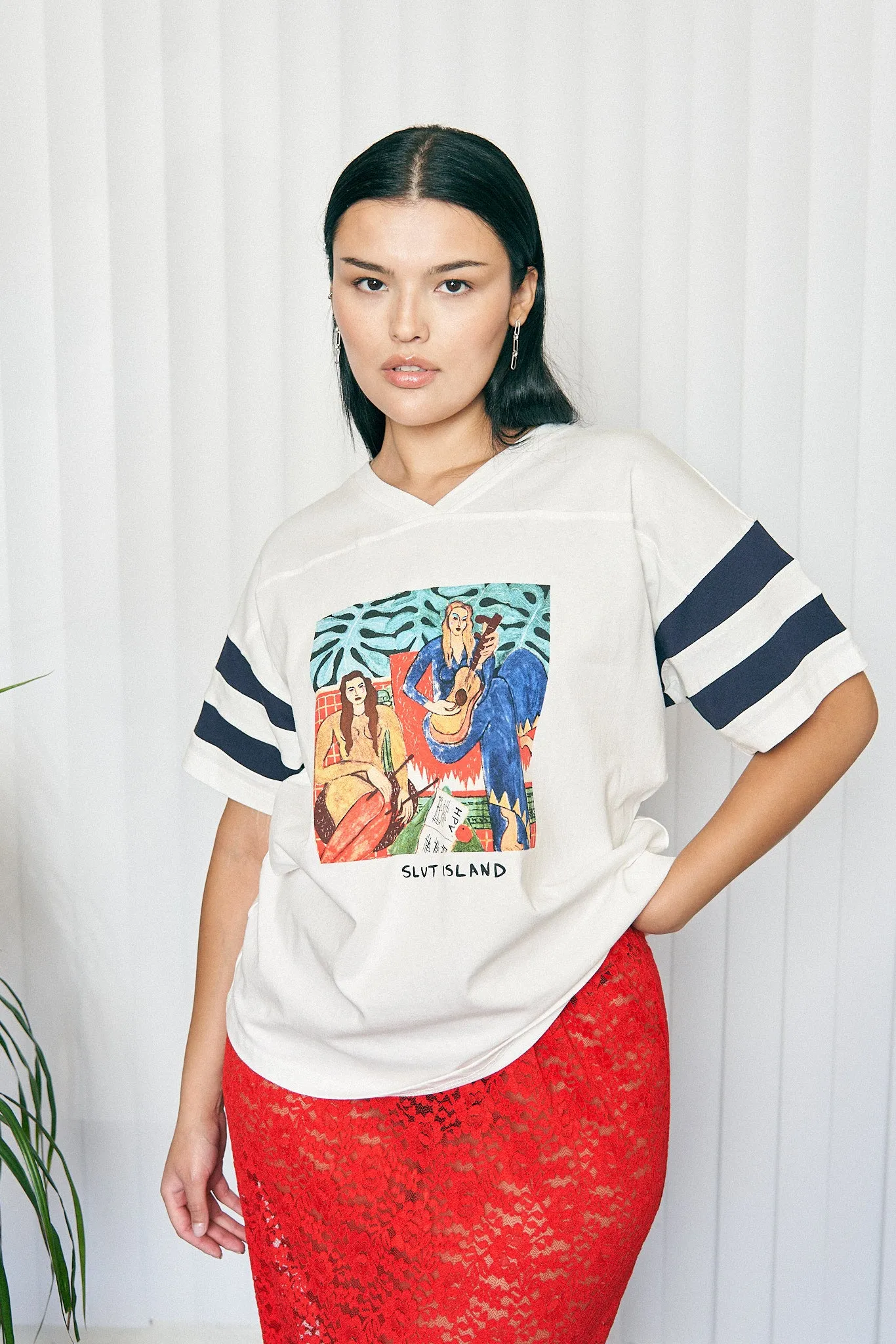 Unisex Slut Island Football T-Shirt sold by Fashion Brand Company
