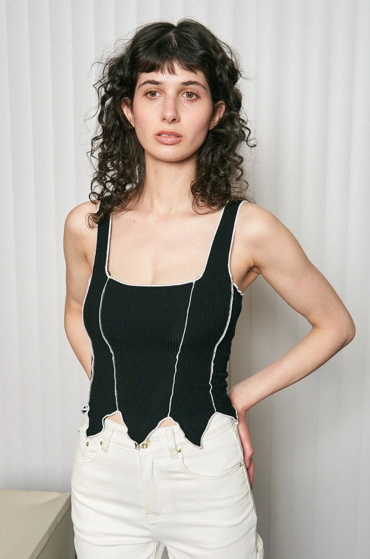 Dead Leaf Tencel Tank sold by Fashion Brand Company
