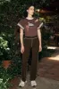 Tencel Rib Lounge Pants Coffee sold by Fashion Brand Company