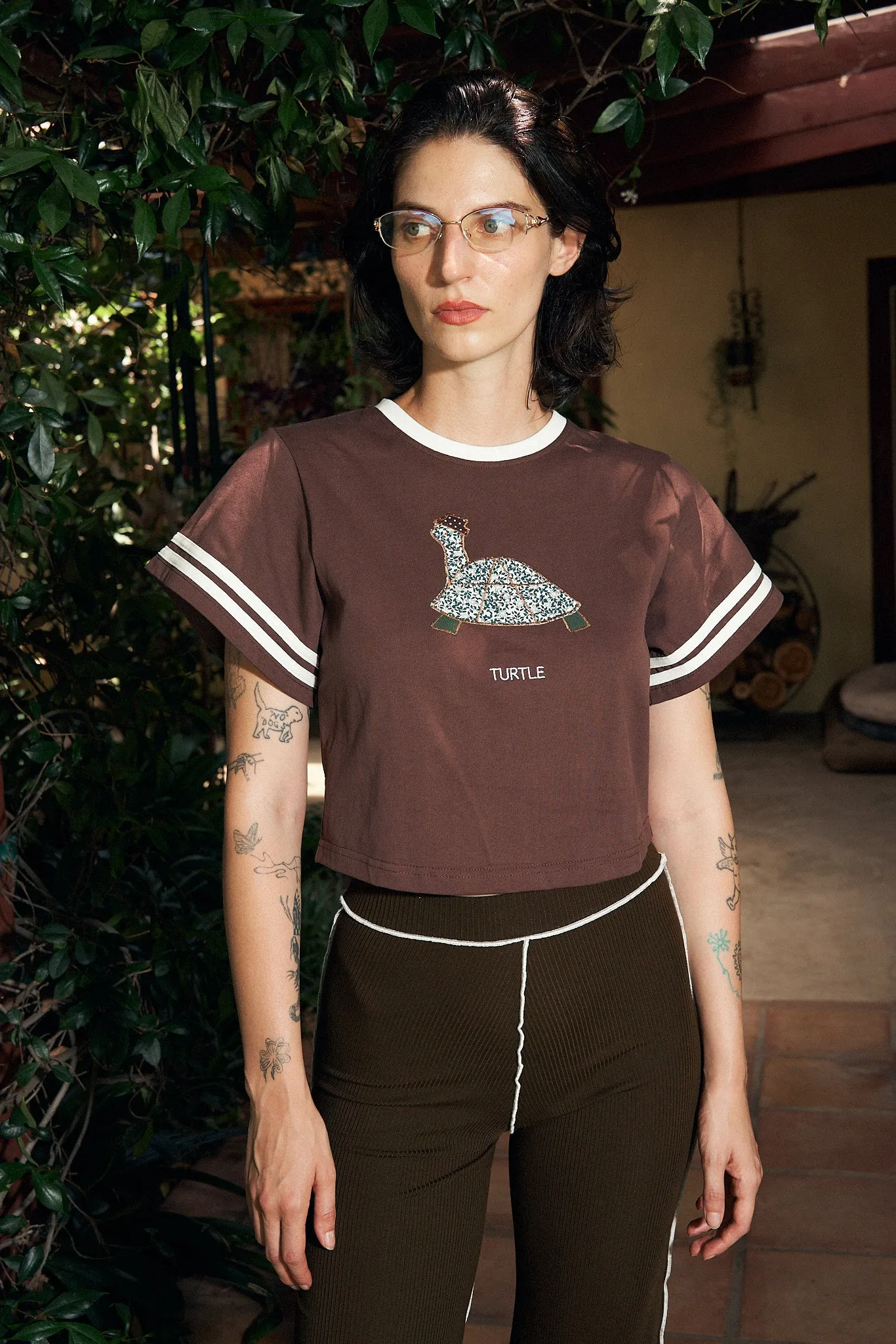 1 left - Turtle Tommy Tee Brown sold by Fashion Brand Company