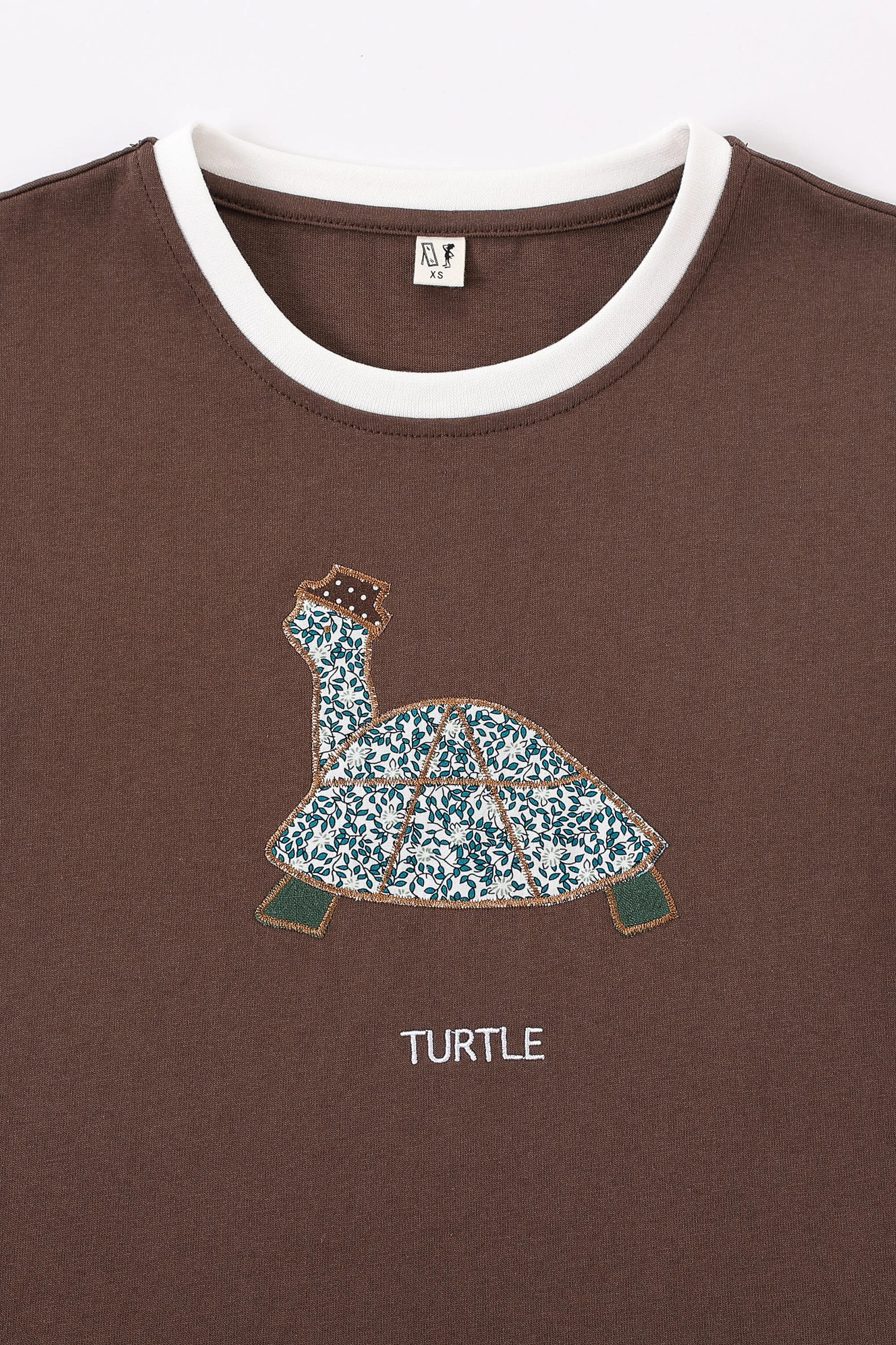 1 left - Turtle Tommy Tee Brown sold by Fashion Brand Company product image thumbnail 2