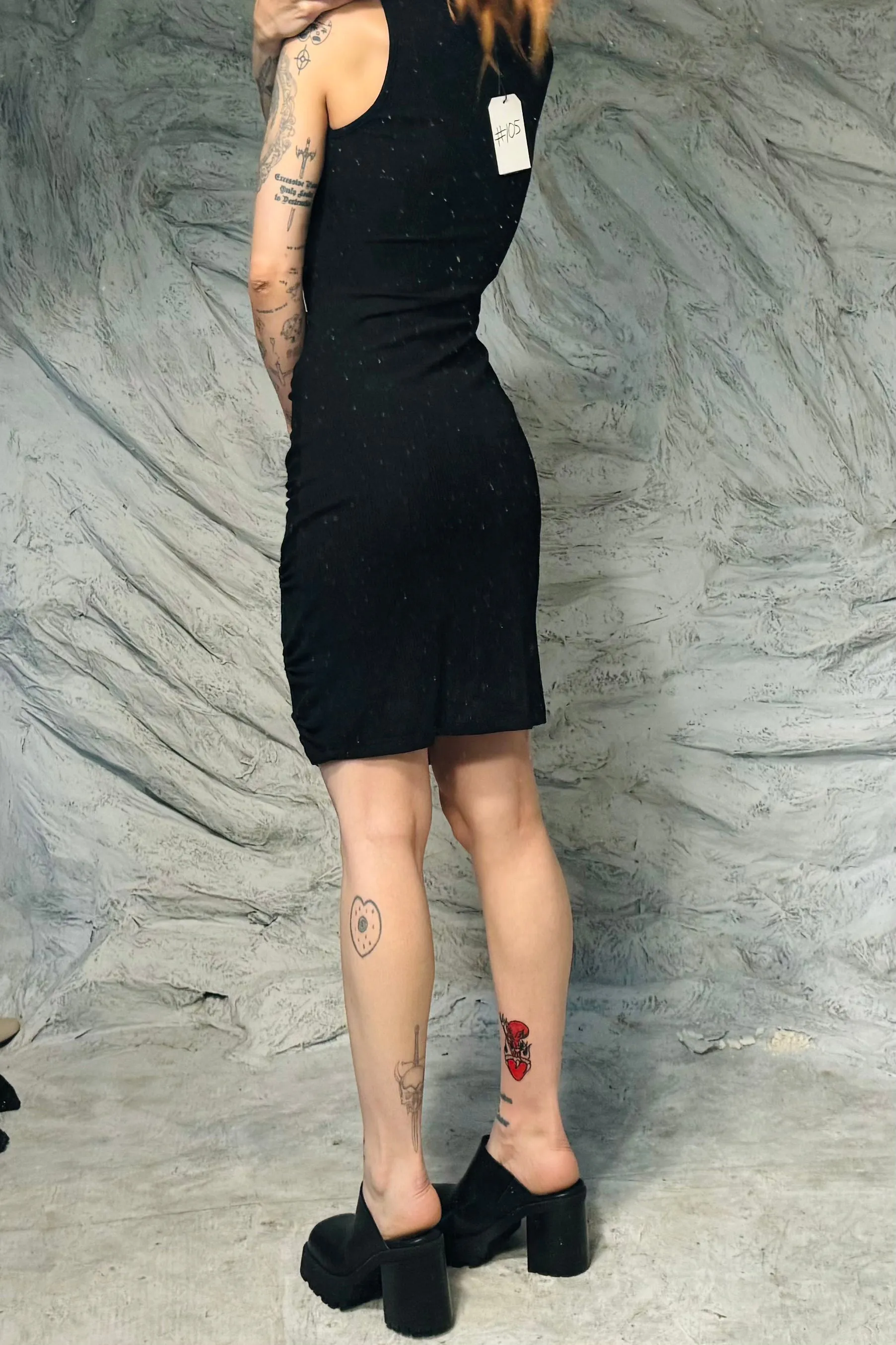 SAMPLE #105 - S/M Septums Midi Dress sold by Fashion Brand Company product image thumbnail 2