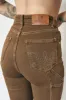 1 LEFT - Farm Nap Jeans Brown Denim sold by Fashion Brand Company