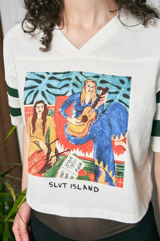 Slut Island Crop T-shirt sold by Fashion Brand Company