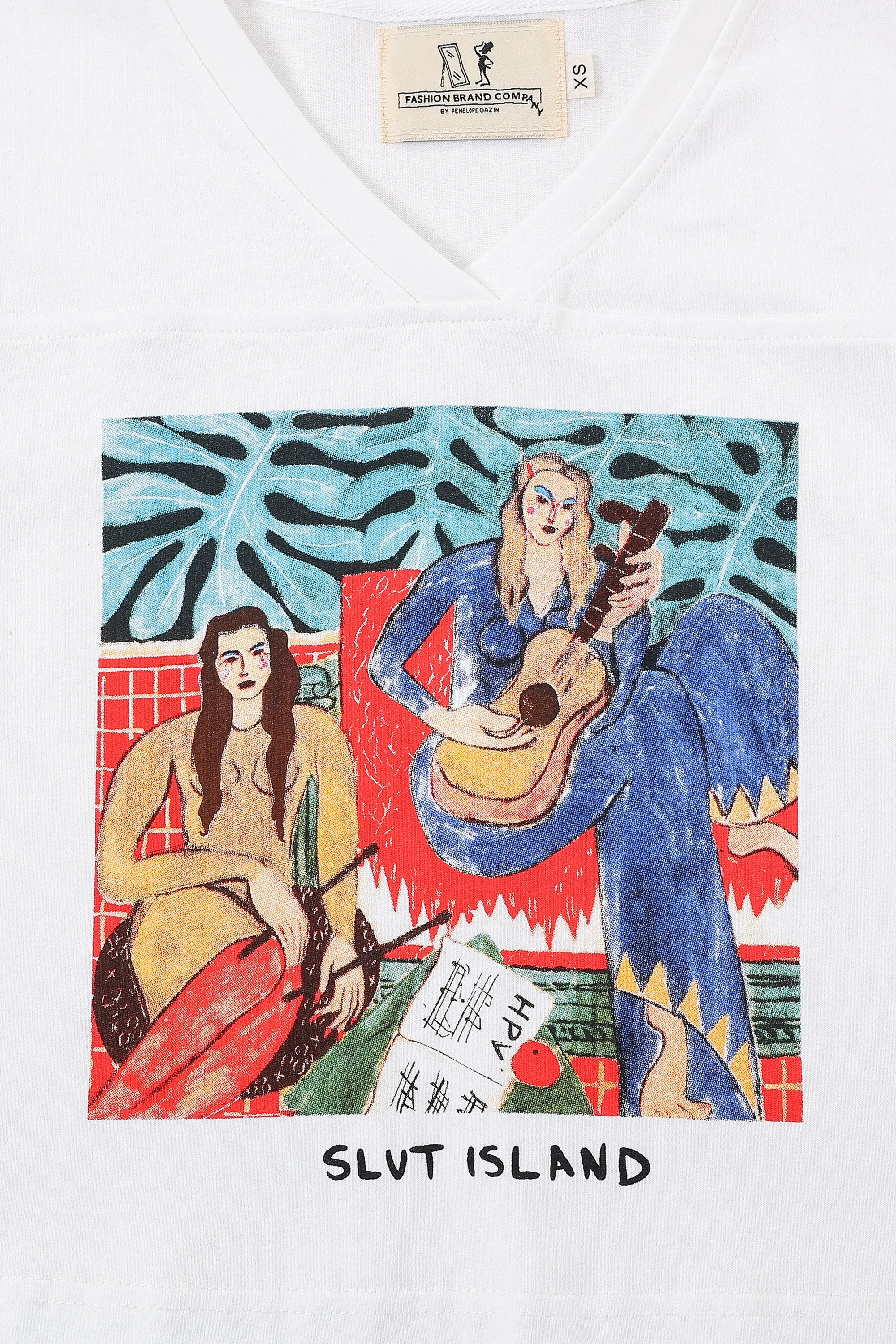 Slut Island Crop T-shirt sold by Fashion Brand Company product image thumbnail 4