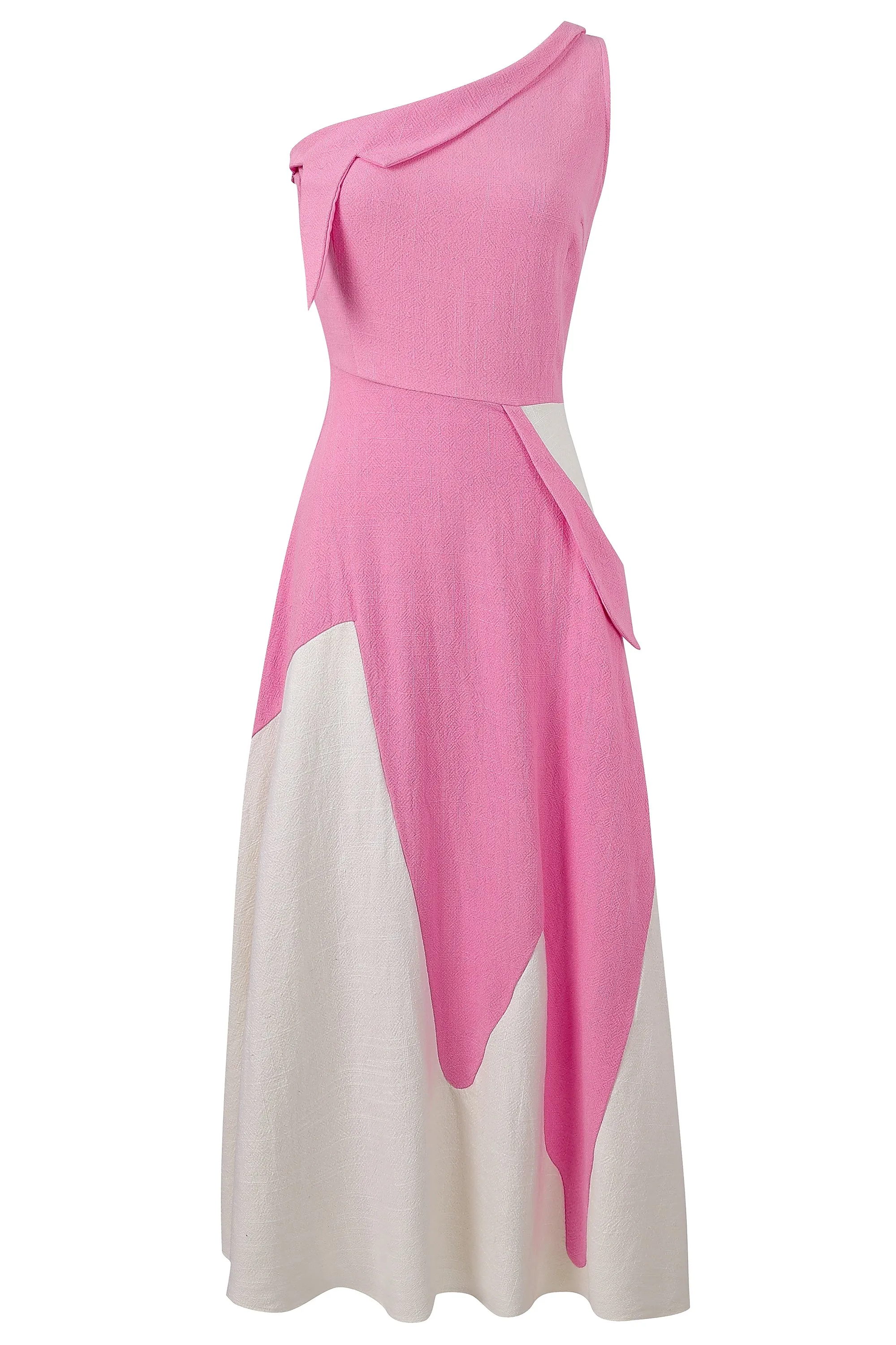 Step Sister Attack Linen Gown Pink/White sold by Fashion Brand Company