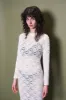 White Rose Lace Long Sleeve Dress sold by Fashion Brand Company