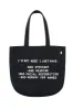 I'M NOT RUDE Black Mini Tote sold by Fashion Brand Company