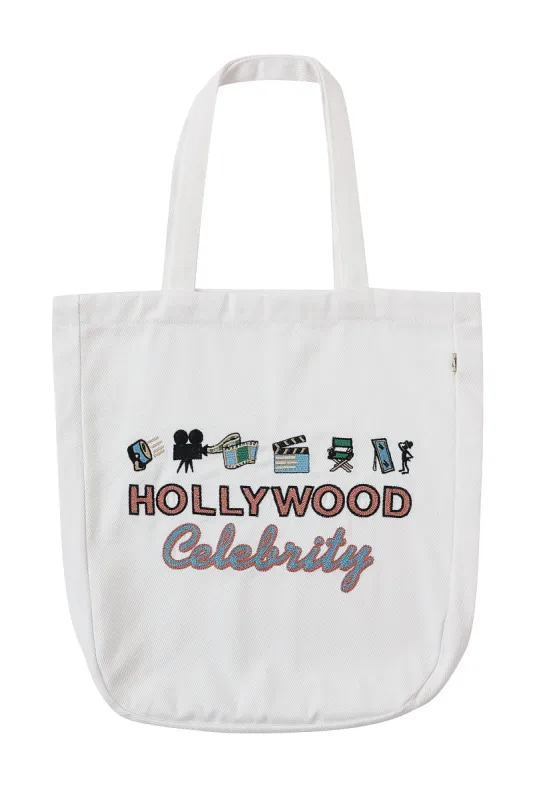 Hollywood Celebrity Embroidered Tote Bag sold by Fashion Brand Company