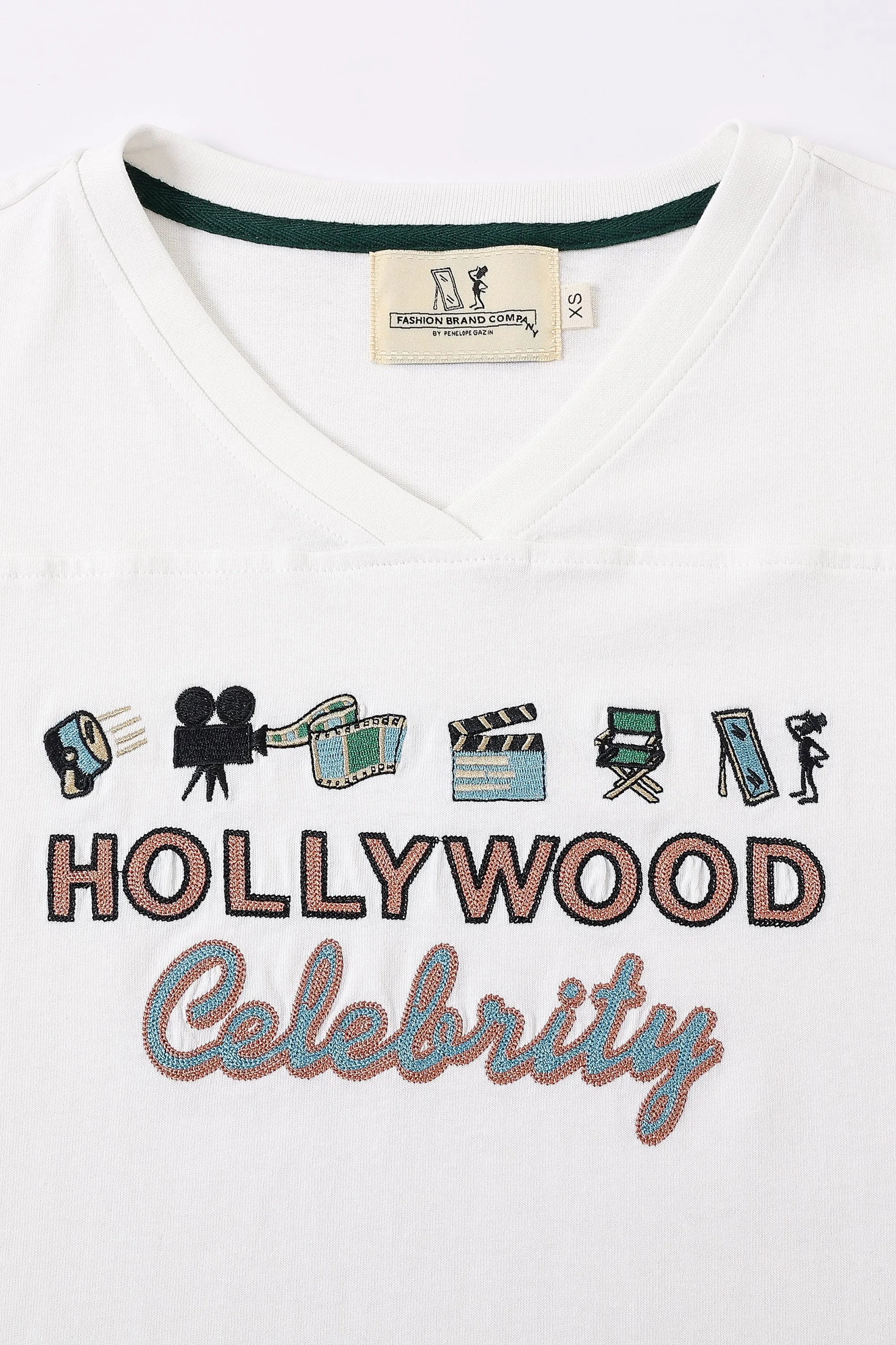 Unisex Hollywood Celebrity Football T-Shirt sold by Fashion Brand Company product image thumbnail 2
