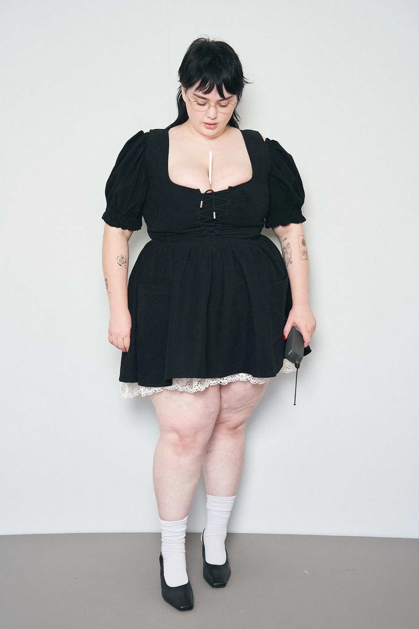 Farm Chores Mini Dress Black sold by Fashion Brand Company product image thumbnail 4