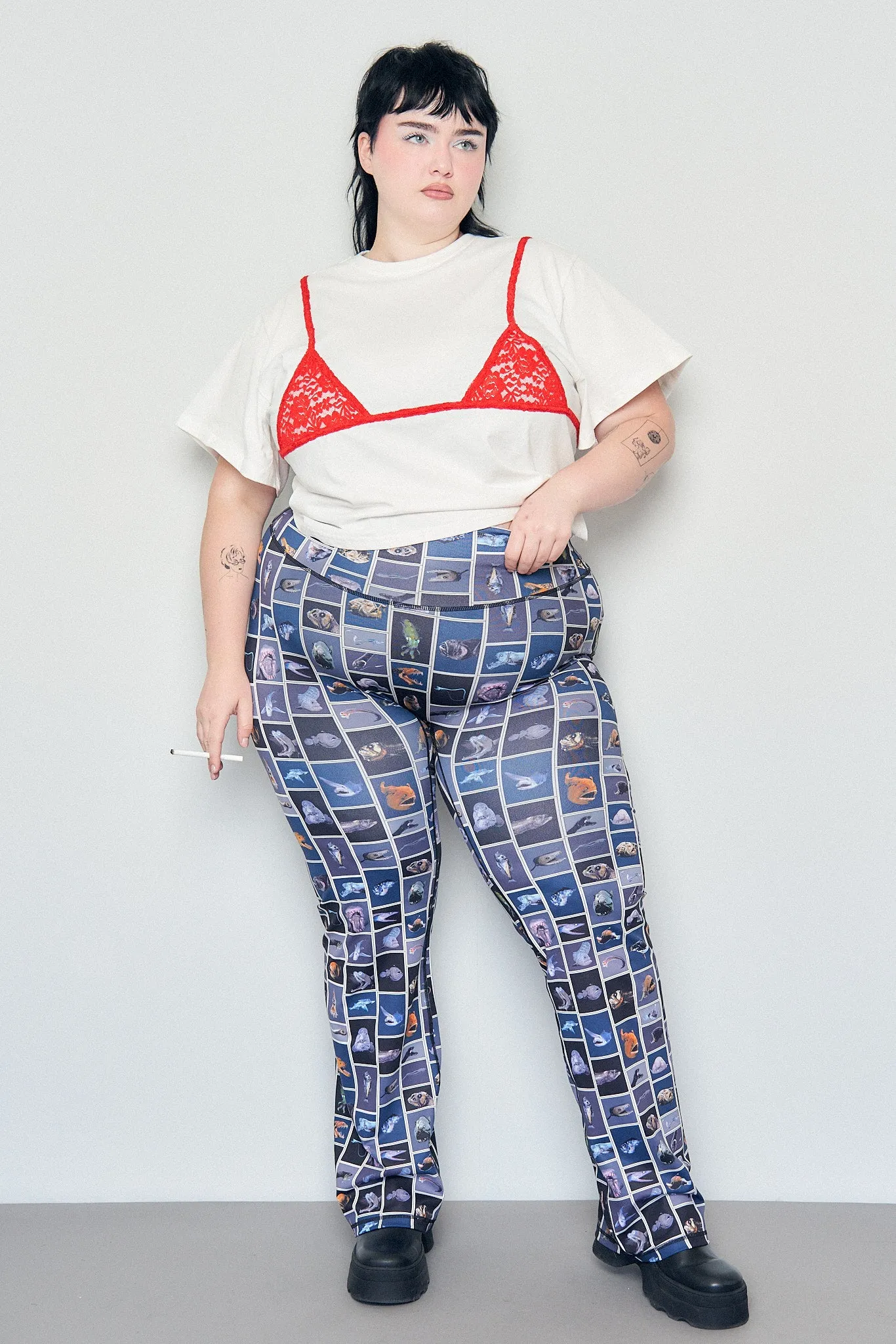 Cuter Fish Yoga Pants sold by Fashion Brand Company product image thumbnail 5