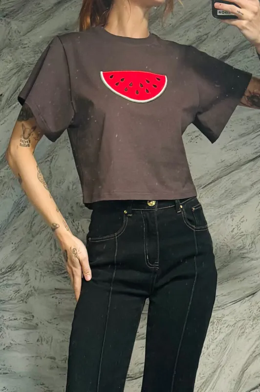 SAMPLE #95 - S Large Watermelon T- Shirt made by Fashion Brand Company