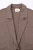 Light Brown Linen Klepto Jacket sold by Fashion Brand Company