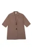 Light Brown Linen Klepto Jacket sold by Fashion Brand Company