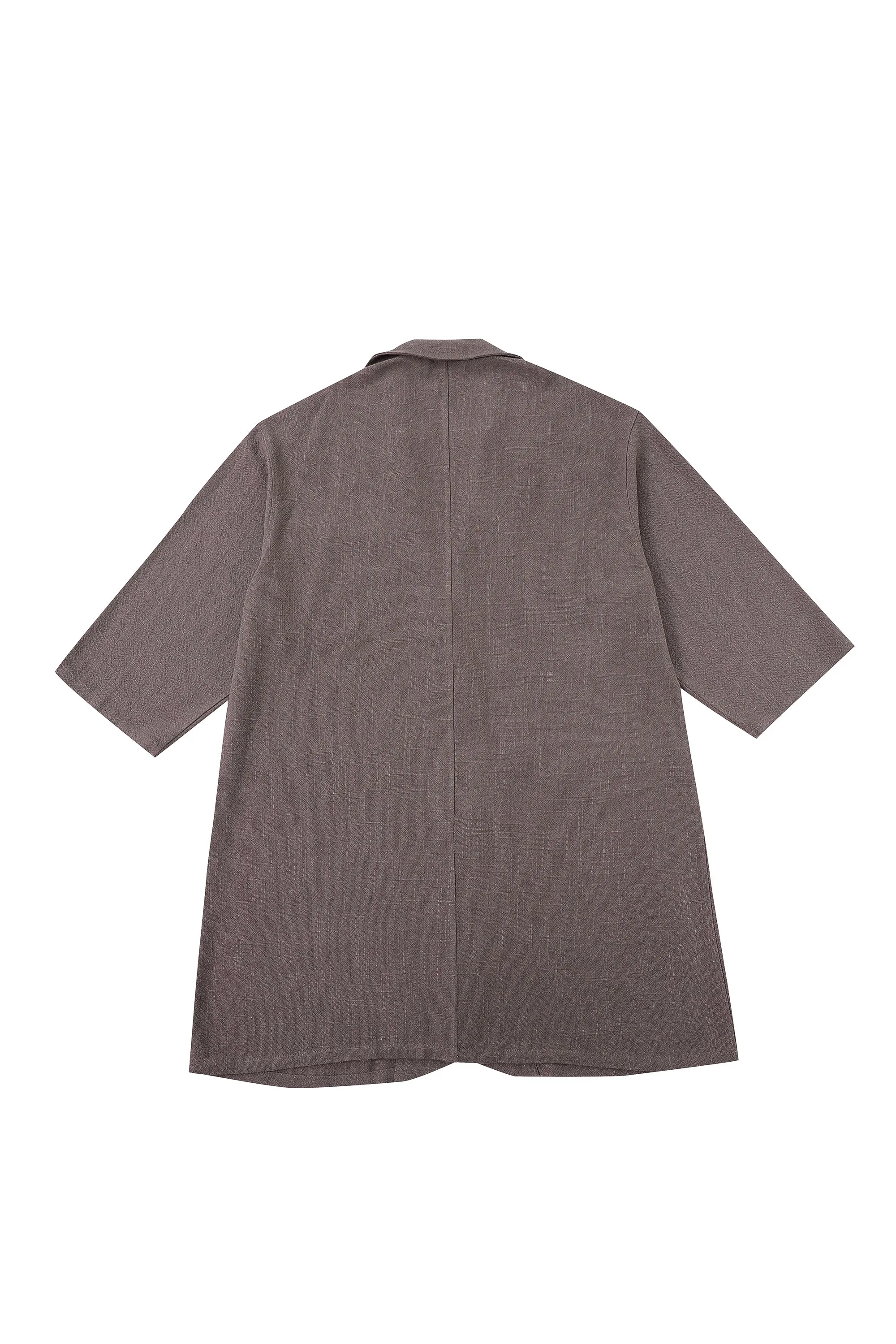 3 left- Klepto Jacket Thick Linen Ash Brown sold by Fashion Brand Company product image thumbnail 4
