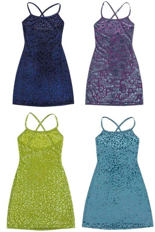 MYSTERY Scrap Mesh Mini Dress sold by Fashion Brand Company